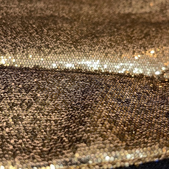 Victoria's Secret gold sparkly metallic clutch BNWT - Picture 12 of 12